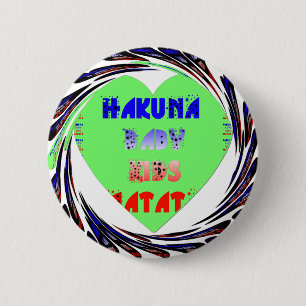 Create Your Own Luminous Hearts Baby Kid Design 2 Inch Round Button
