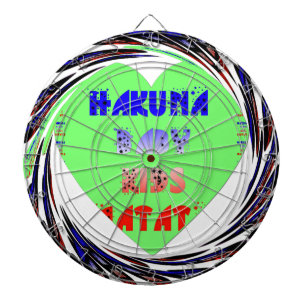 Create Your Own Luminous Hearts Baby Kid Design Dartboard