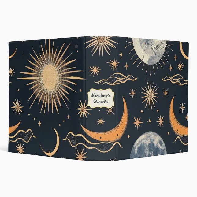 Create Your Own Lunar Cloudscapes Celestial Binder (Background)