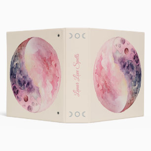 Create Your Own Lunar Love Magic Pink Moon Binder