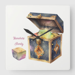 Create Your Own Magic Box & Gem Square Wall Clock