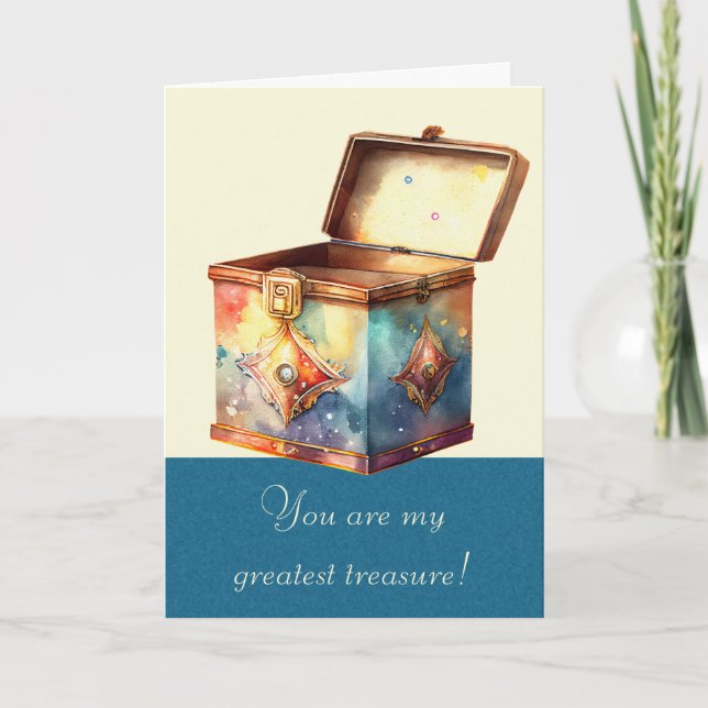 Create Your Own Magic Memories Tin Box Holiday Card (Front)