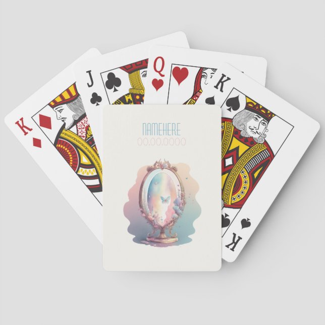Create Your Own Magic Mirror Playing Cards (Back)