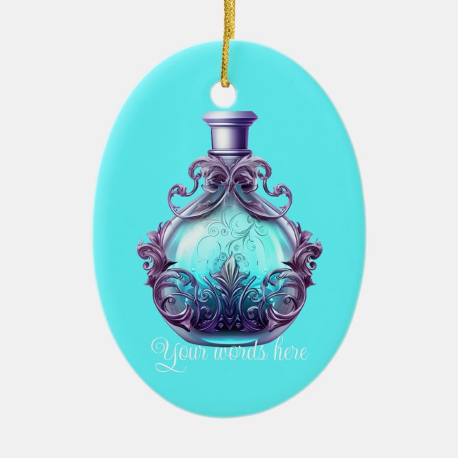 Create Your Own Magic Potion Ceramic Ornament (Front)