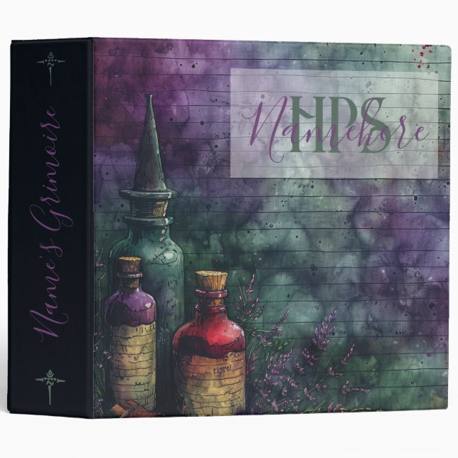 Create Your Own Magic Potions Apothecary Binder (Front/Spine)