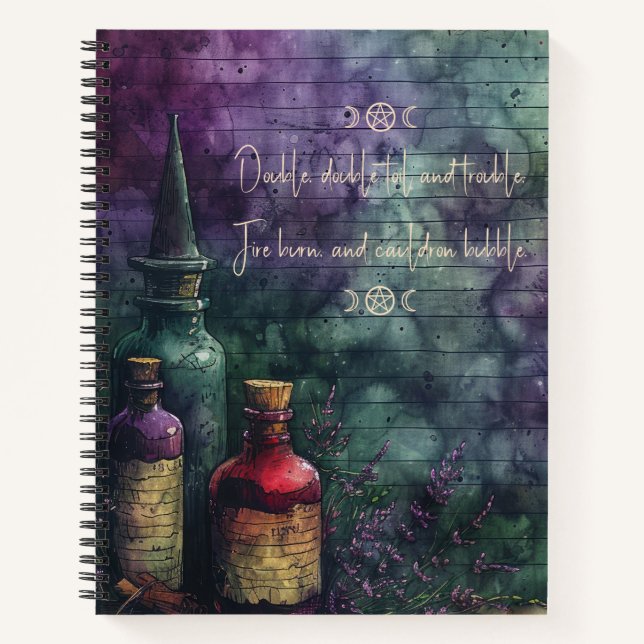 Create Your Own Magic Potions Apothecary Notebook (Front)