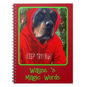 Create Your Own Magic Rottweiler Notebook