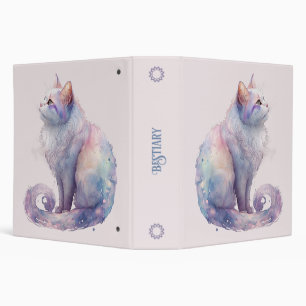 Create Your Own Magic White Cat Binder