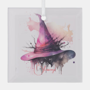 Create Your Own Magic Witch Hat Glass Ornament