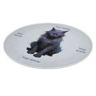 Create Your Own Magical Black Cat Cutting Board