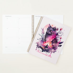 Create Your Own Magical Black Cat Planner