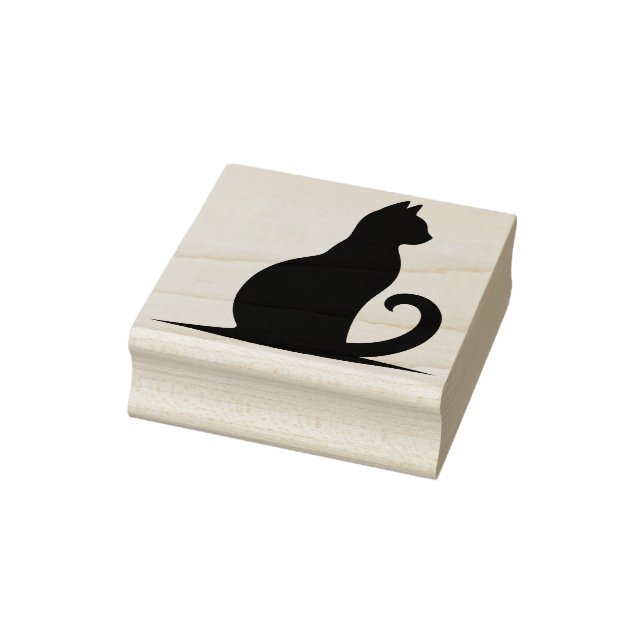 Create Your Own Magical Black Cat Rubber Stamp (Stamp)
