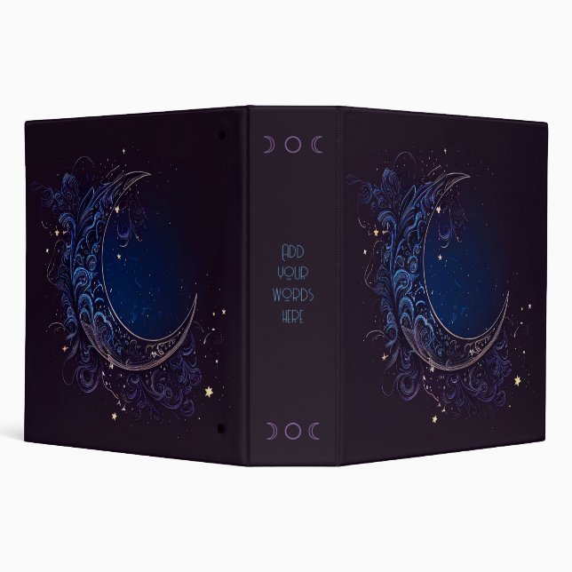 Create Your Own Magical Blue Moon Binder (Background)