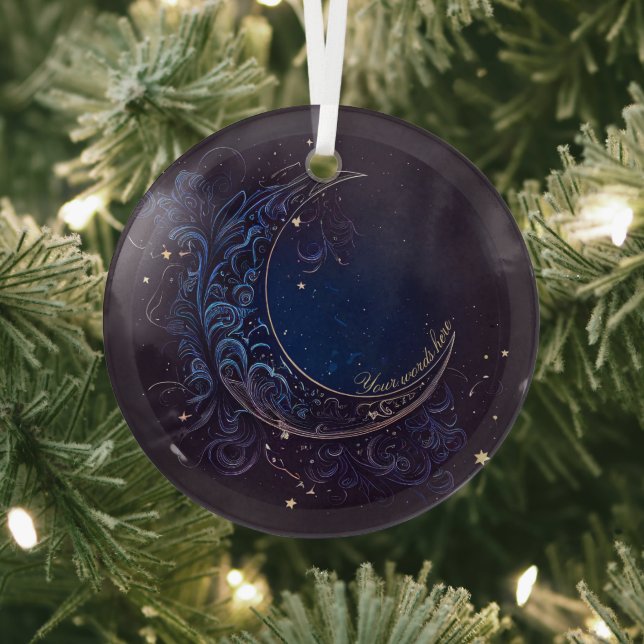 Create Your Own Magical Blue Moon Glass Ornament (Insitu)