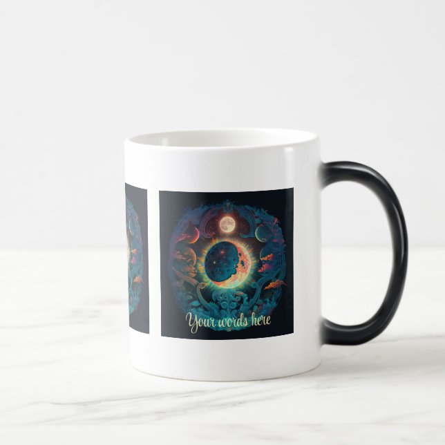 Create Your Own Magical Blue Moon Magic Mug (Right)