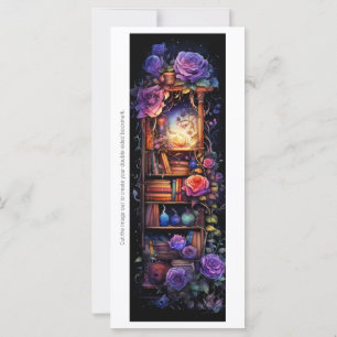 Create Your Own Magical Books & Roses Bookmark
