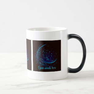 Create Your Own Magical Filigree Blue Moon Magic Mug