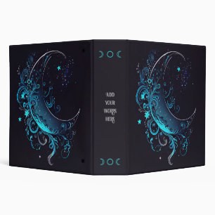 Create Your Own Magical Silver & Blue Moon Binder