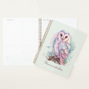 Create Your Own Magical Spring Owl Planner