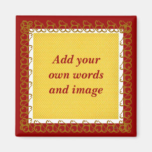 Create Your Own Magnet (cranberry)