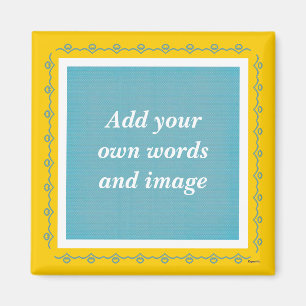 Create Your Own Magnet (teal)