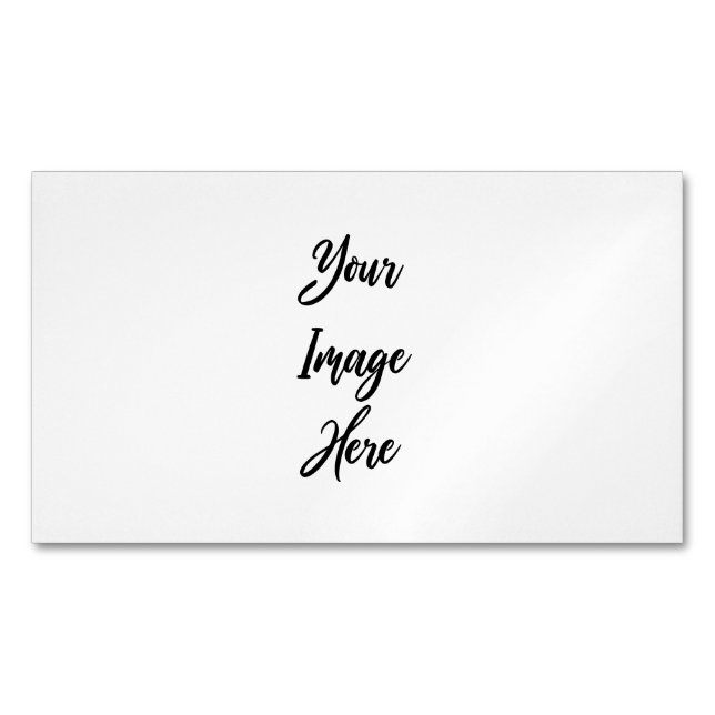 Create Your Own Magnetic Business Card (Front)