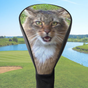 Create Your Own Maine Coon Cat Photo Personalized Golf Head Cover