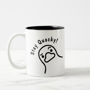 Create Your Own Make Add Text Fanny Quote Two-Tone Coffee Mug