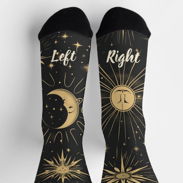 Create Your Own Man in Moon Celestial Socks (Top)