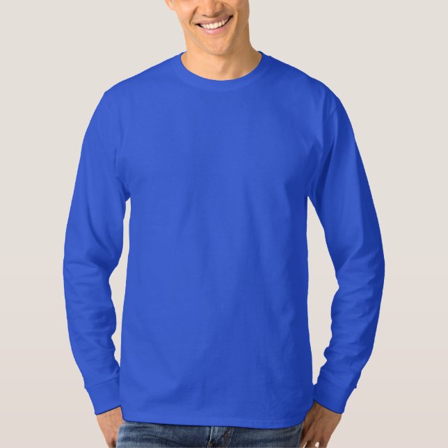 Create Your Own Man's Hanes Long Sleeve T-Shirt (Front)