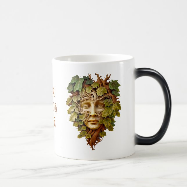 Create Your Own Maple Green Man Magic Mug (Right)