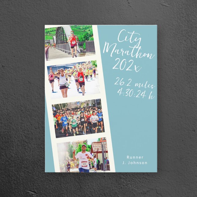 Create your own Marathon run photo Postcard (Creator Uploaded)