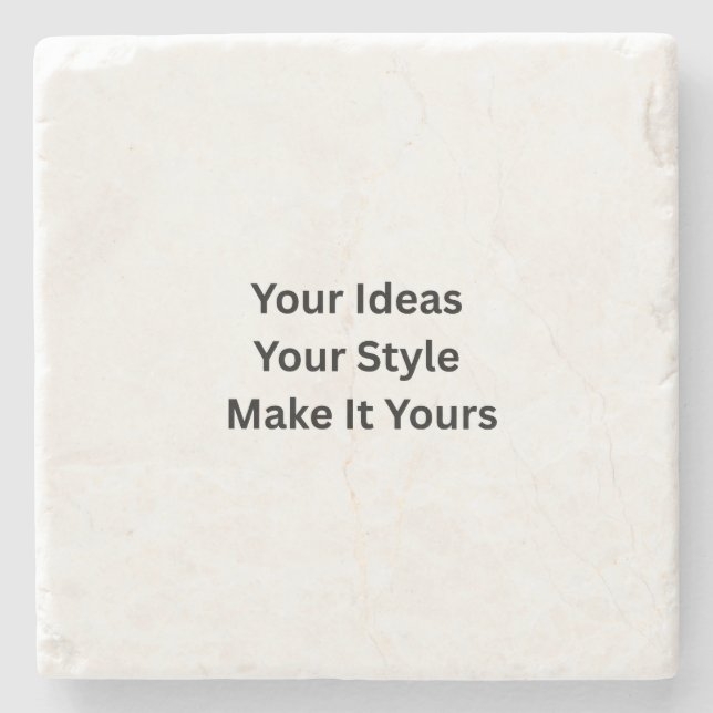 Create Your Own Marble Stone Coaster (Front)