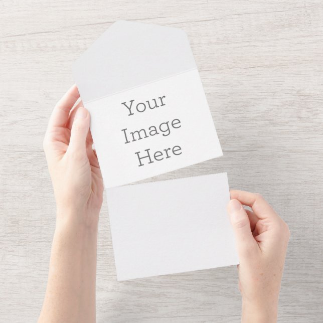 Create Your Own Matte All In One Invitation (Tearaway)