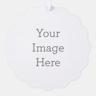 Create Your Own Matte Paper Ornament Card