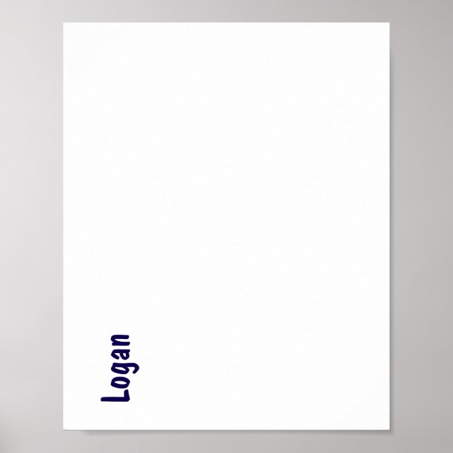 Create Your Own Matte Poster (Front)