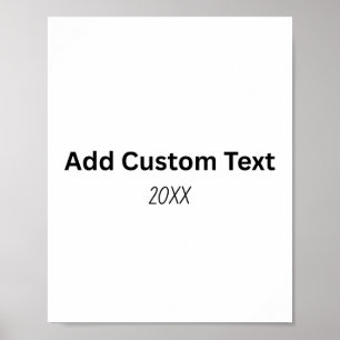 Create Your Own Matte Poster