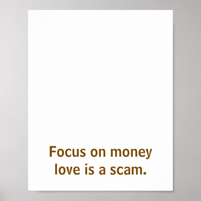 Create Your Own Matte Poster (Front)