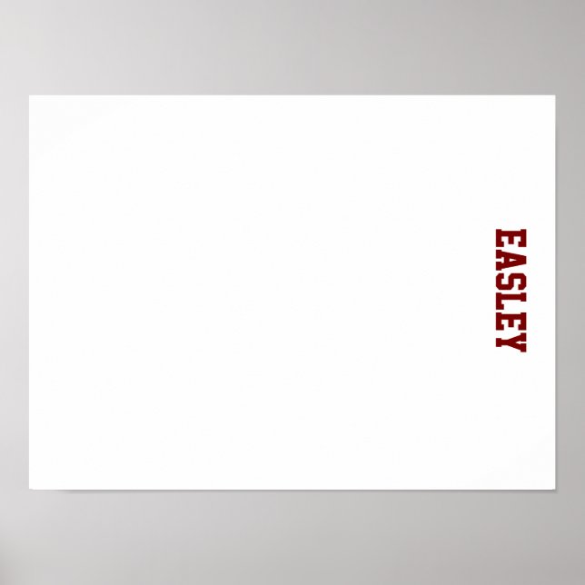 Create Your Own Matte Value Paper Poster (Front)