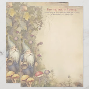 Create Your Own Medieval Dwarf Garden Stationery