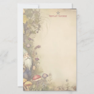 Create Your Own Medieval Dwarf Garden Stationery