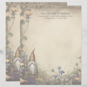 Create Your Own Medieval Dwarf Garden Stationery