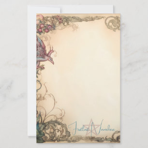 Create Your Own Medieval Fantasy Creature Stationery