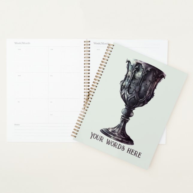 Create Your Own Medieval Gothic Chalice Planner (Display)