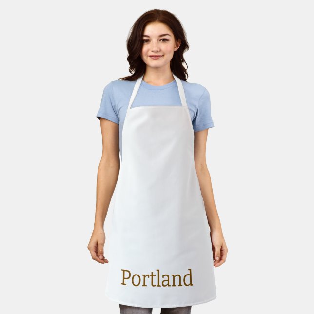 Create Your Own Medium All-Over Print Apron (Worn)