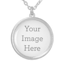 Create Your Own Medium Silver Plated Necklace