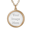 Create Your Own Medium Silver Plated Necklace