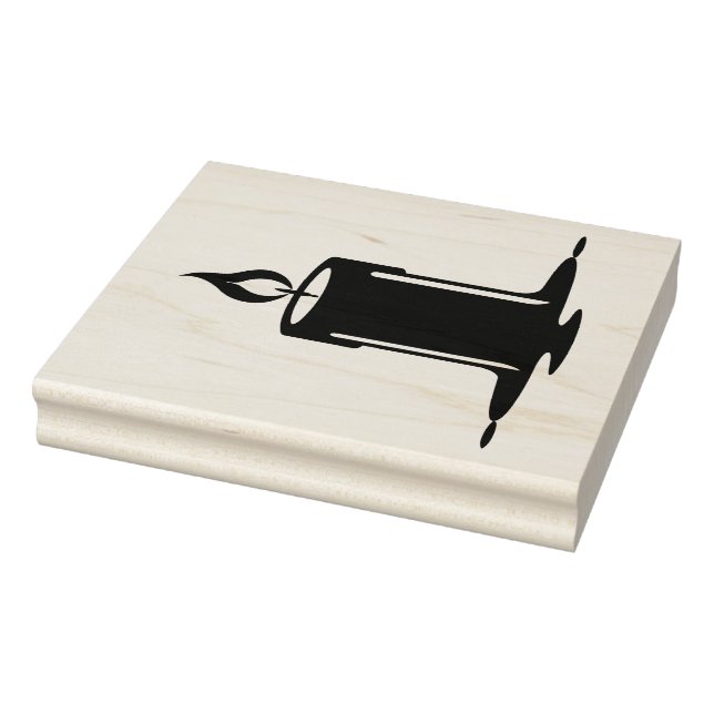 Create Your Own Melting Pillar Candle Rubber Stamp (Stamp)