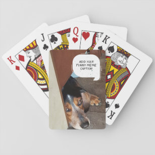 Create Your Own Meme Custom Funny Photo Playing Cards