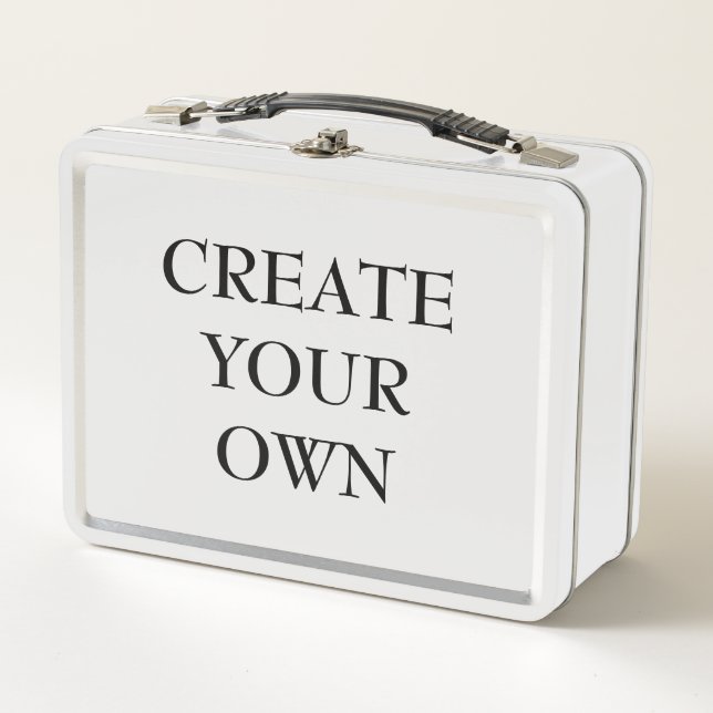 Create Your Own Metal Lunch Box (Front)